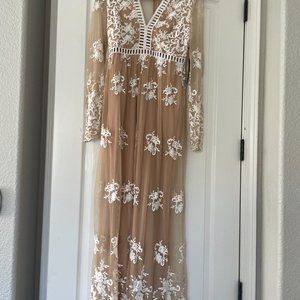 Vintage mesh elegant dress